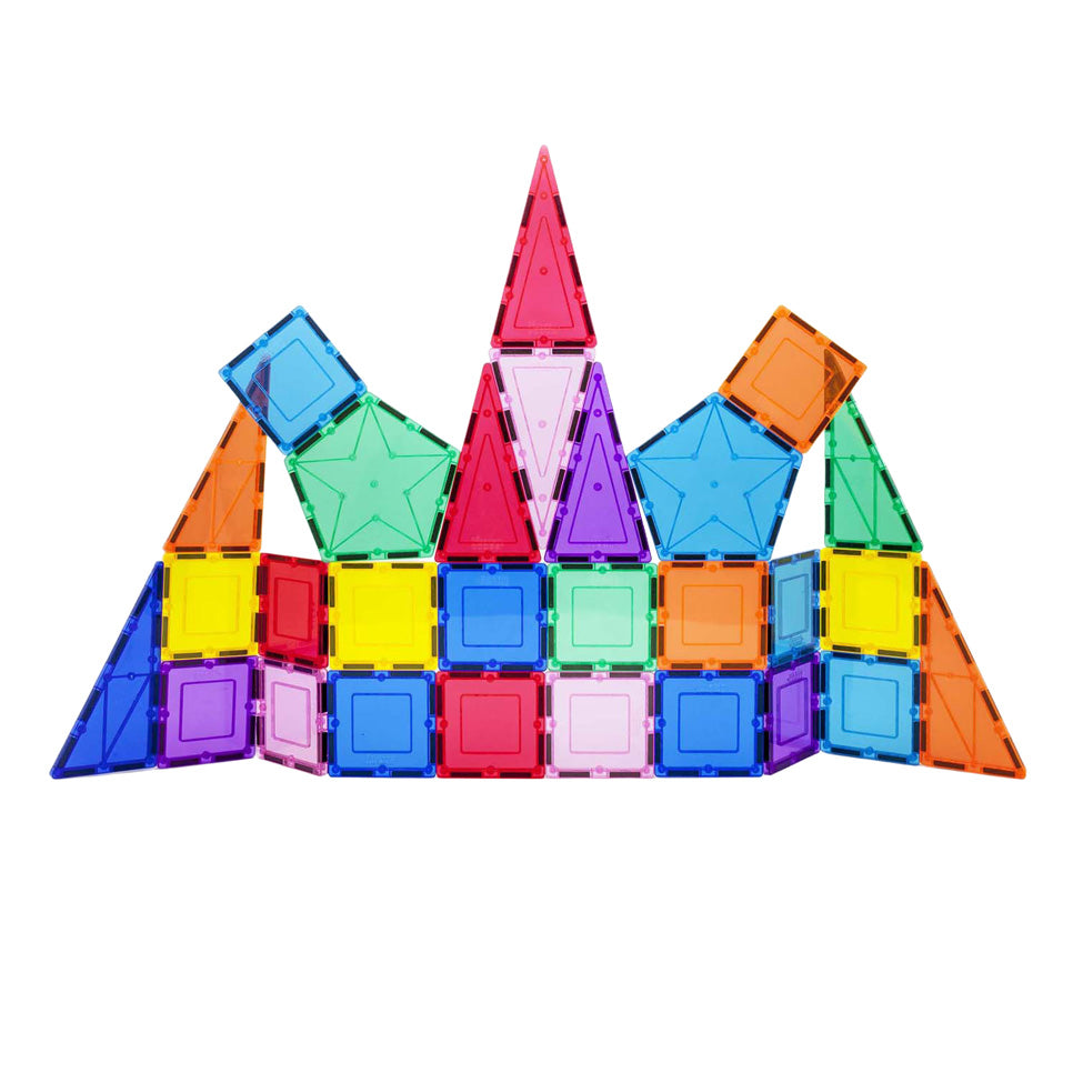Selecta Picassotiles Rocket Booster - Maldosas de construcción magnética, 32dlg.