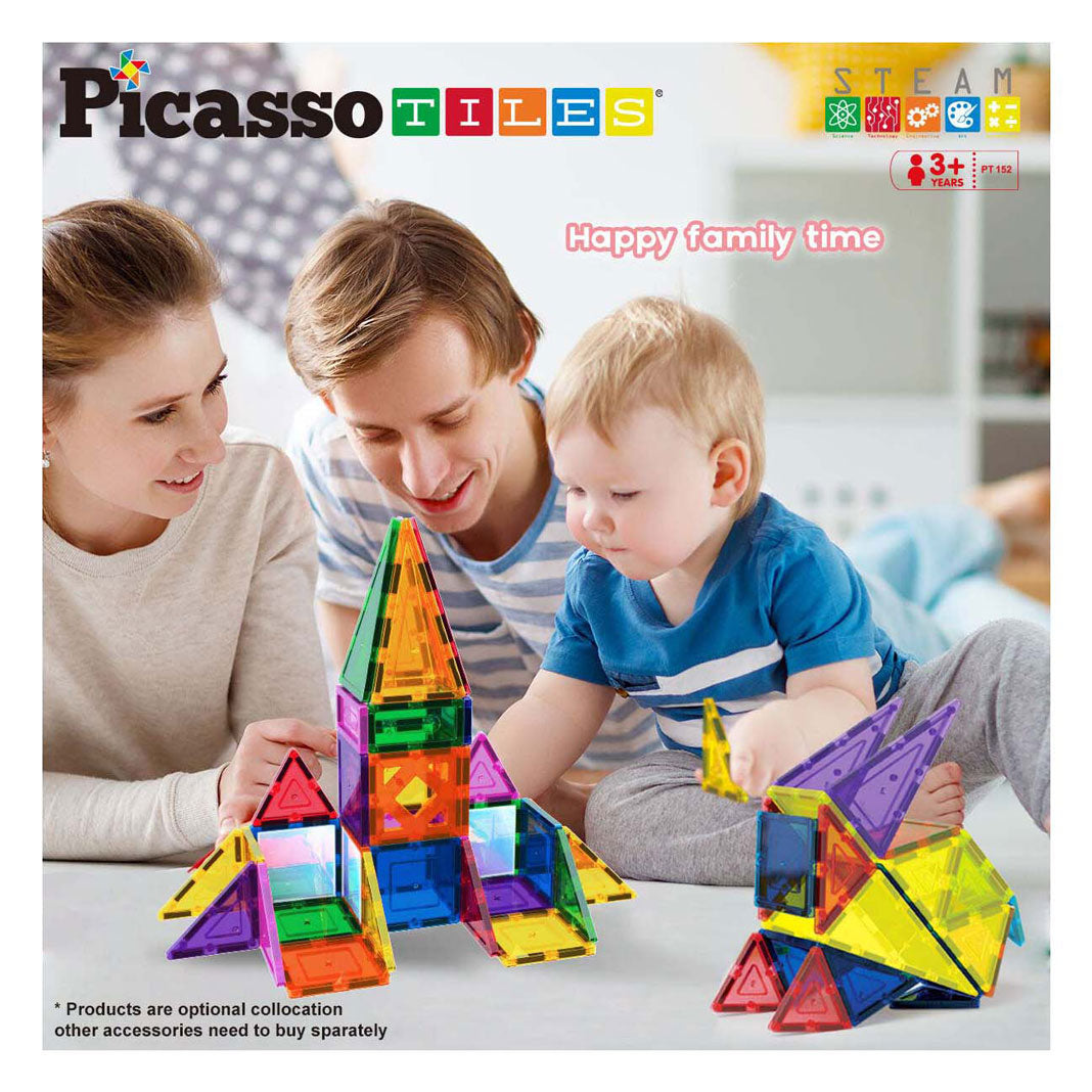 SelectA Picassotiles blocchi e specchi - piastrelle di edifici magnetici, 152dlg.