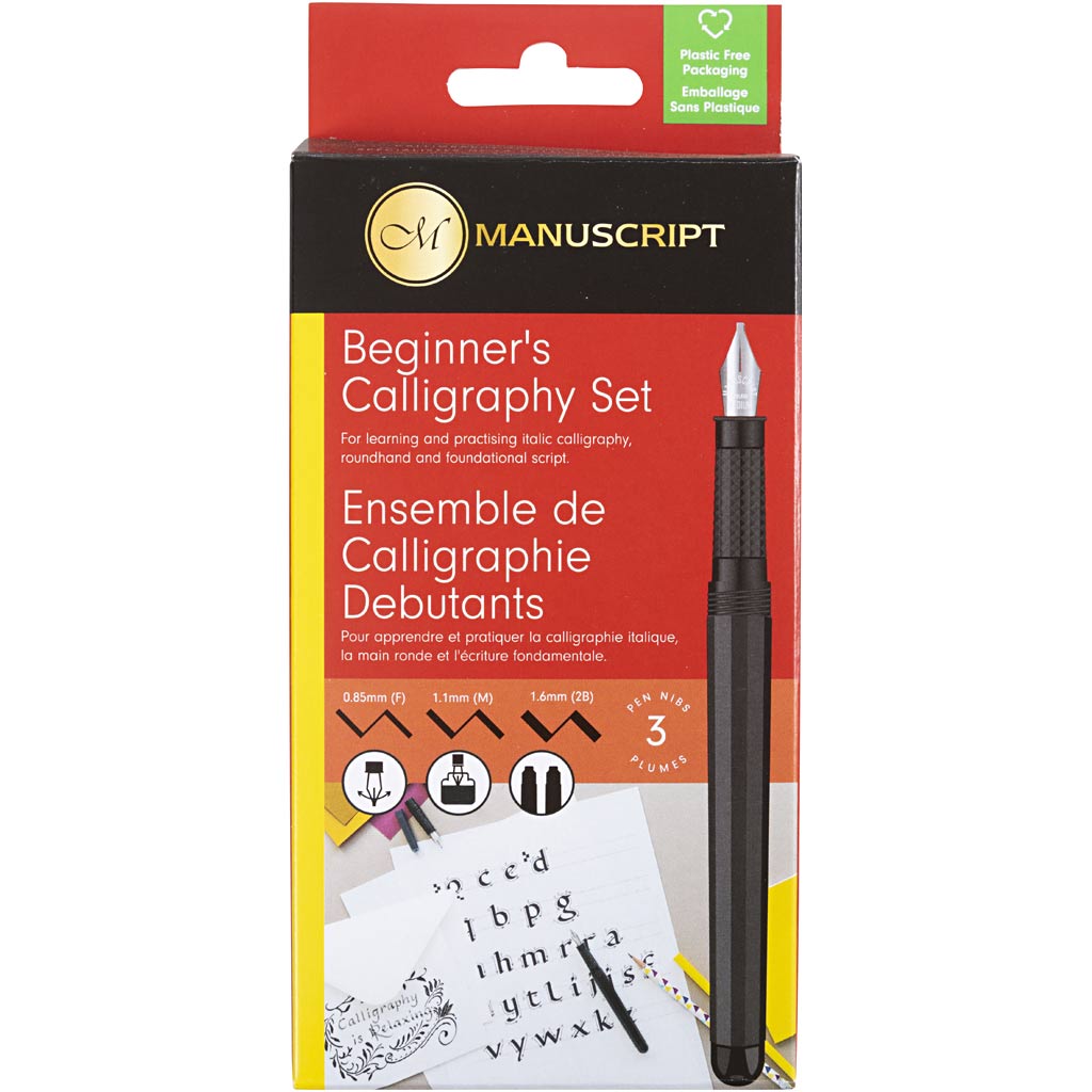 Quantore Calligraphy Pennies principianti, 3dlg.