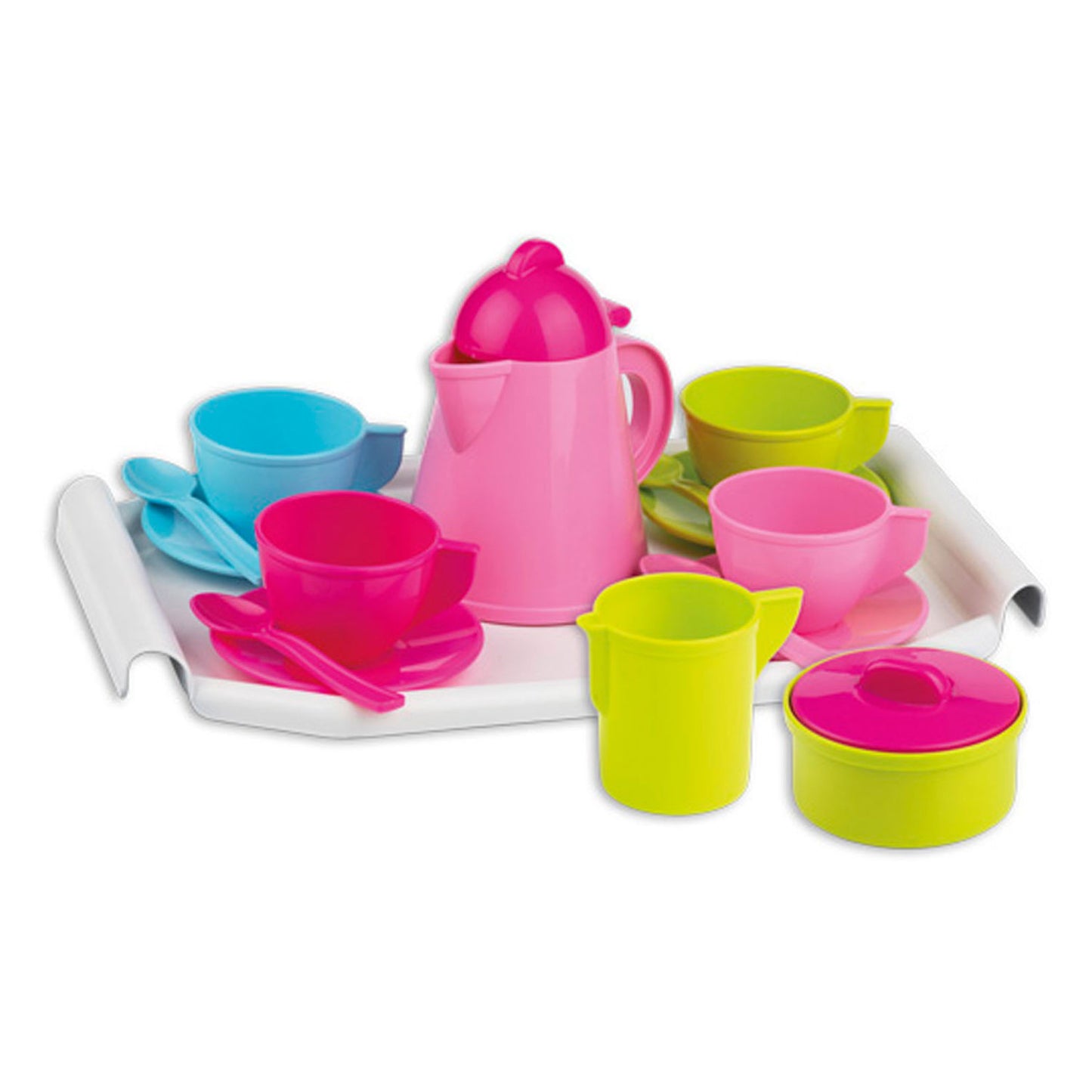 Vassoio Androni con set da tè