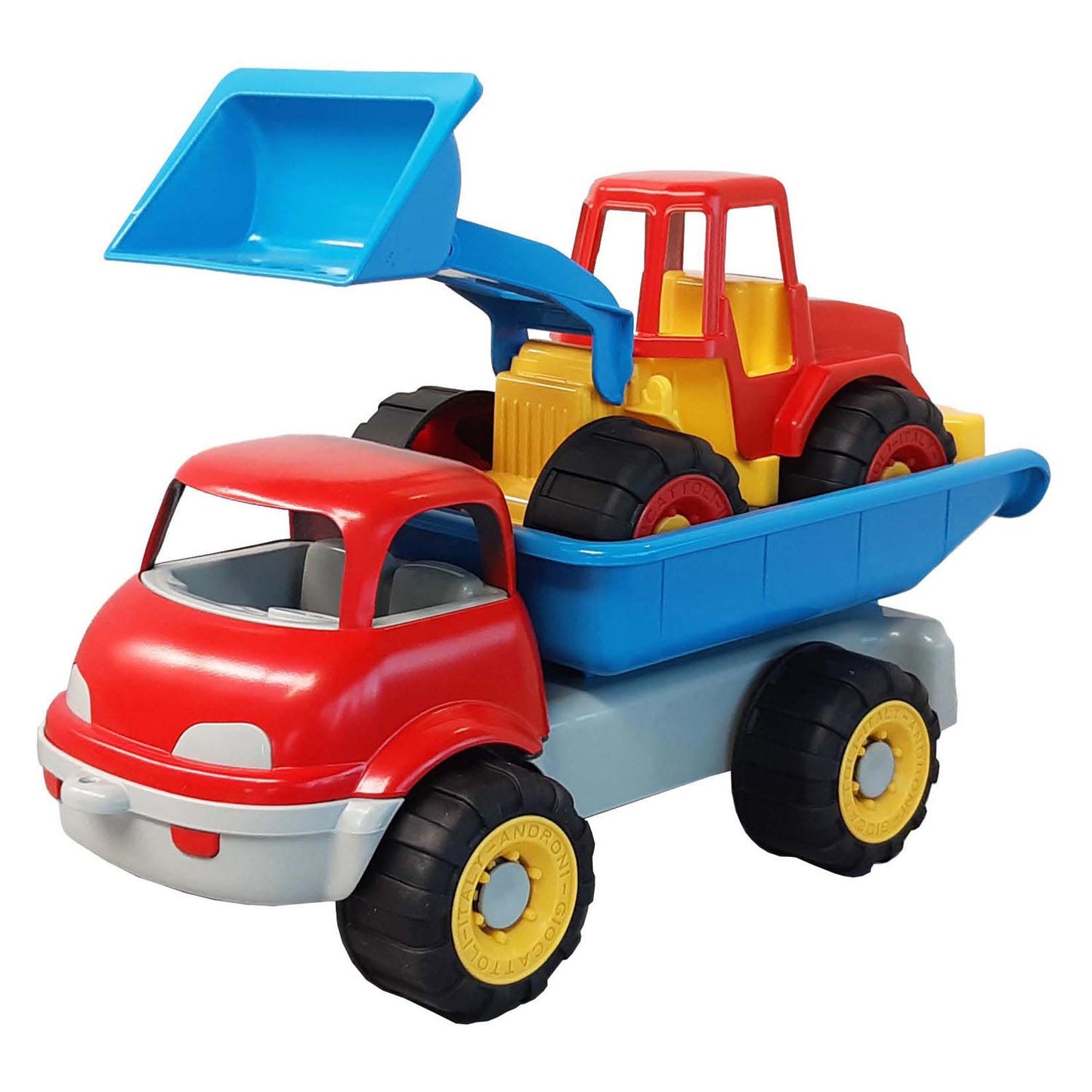 Coche de Androni con excavador