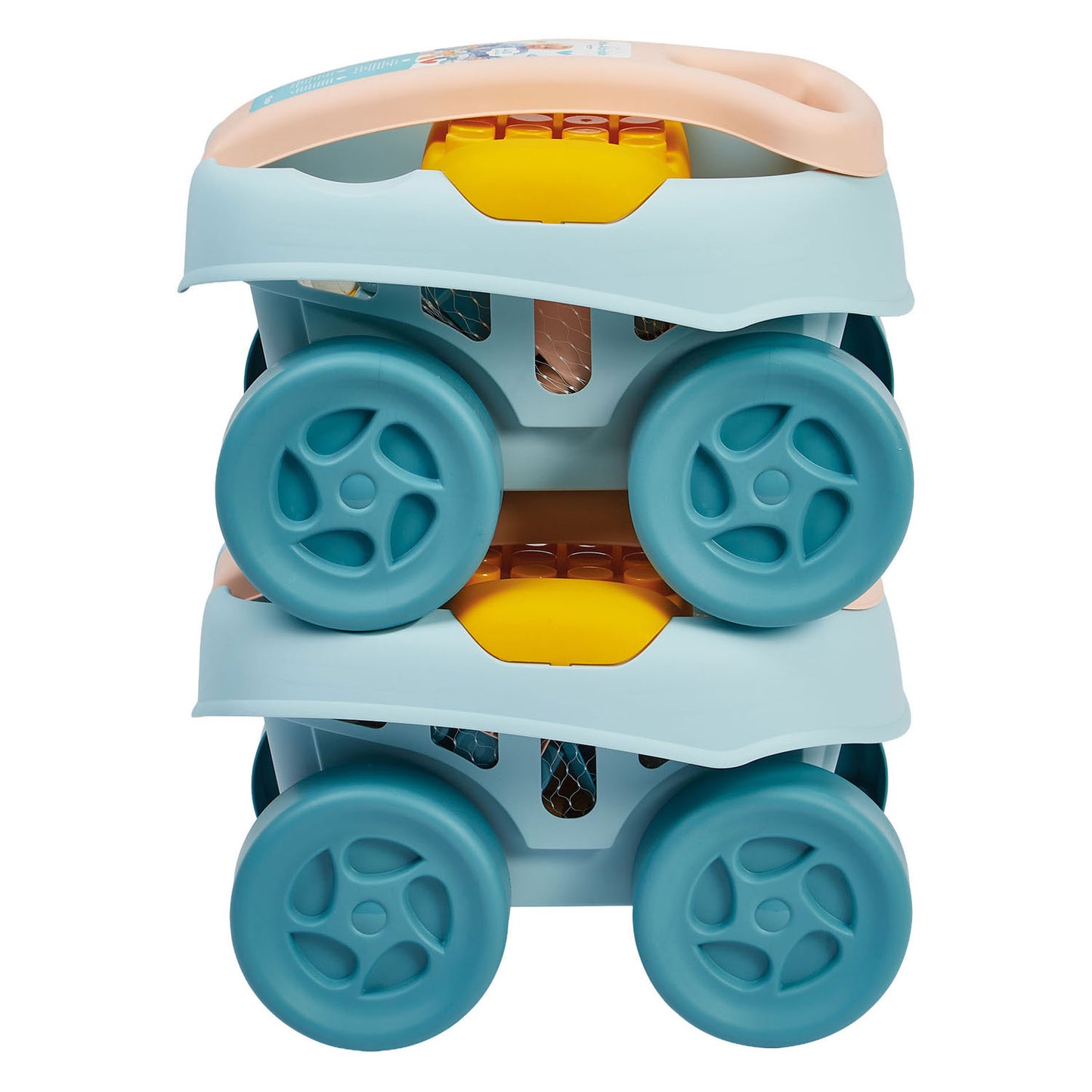 Carro de ladrillo Ecoiffier con 40 bloques de construcción.
