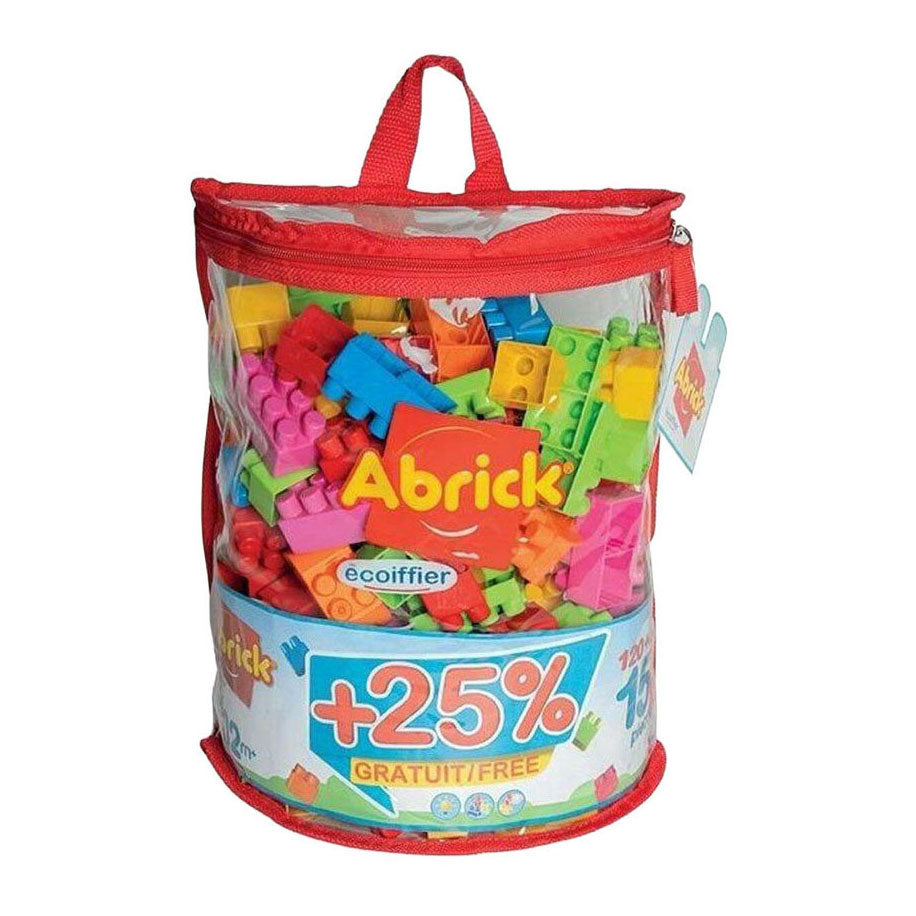 Bolsa de ladrillo Ecoiffier con 150 bloques de construcción.