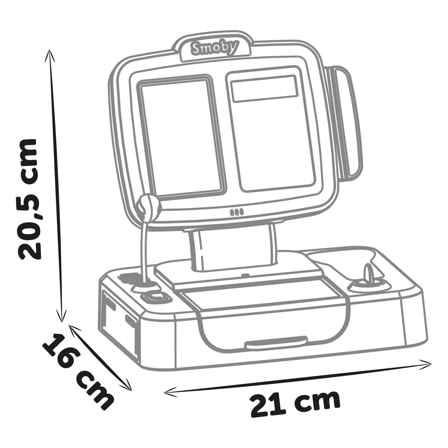 Smoby kassa con accessori 30dlg.
