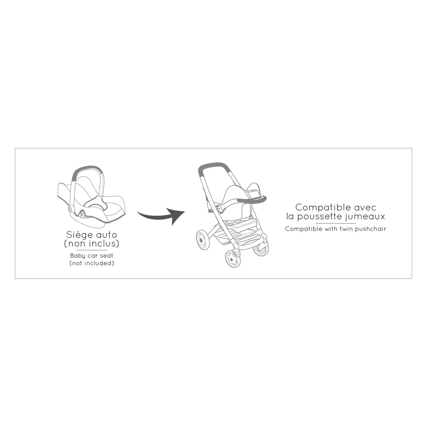 Smoby - Maxi -Cosi Doll Sage 3in1