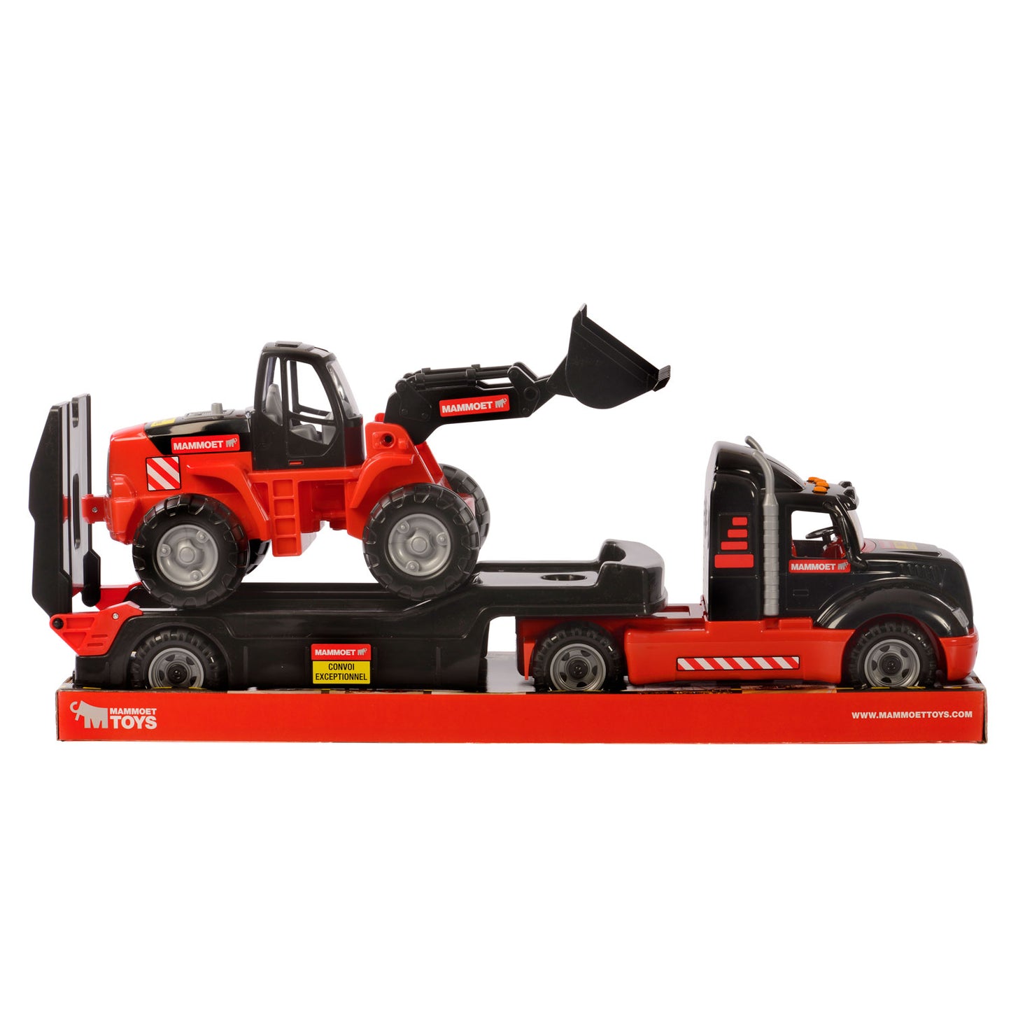 Mammoet Toys Cavallino Mammoet Torpedo camion con escavatore