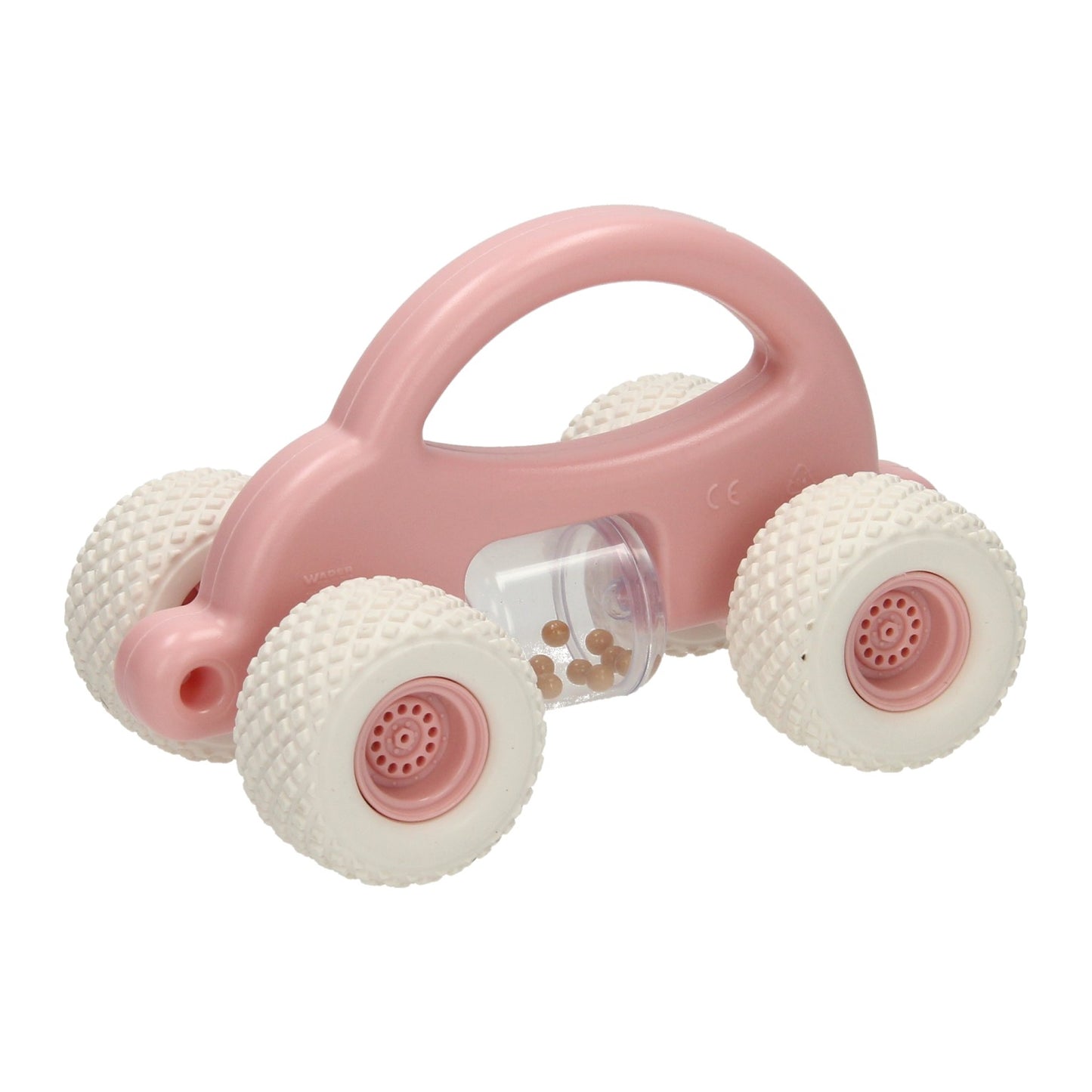Coche de juguete para niños Cavallino con sonajero - rosa pastel