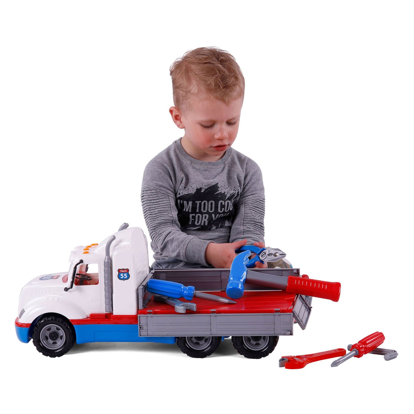 Cavallino Toys Cavallino Torpedo Truck con 7 strumenti, scala 1:16