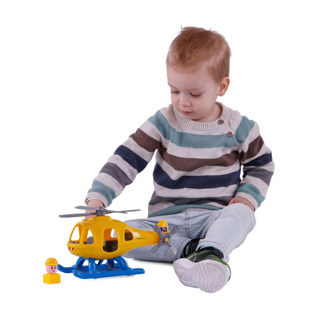 Cavallino Toys elicottero dell'ambulanza Cavallino con figura di gioco, 29,5 cm