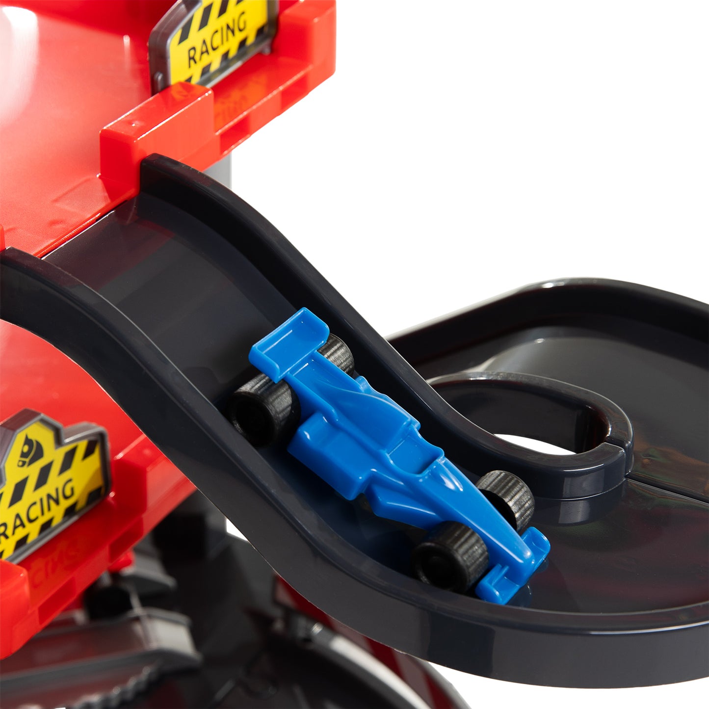 Cavallino Toys Cavallino Racing Parking Garage Red con 4 piani e auto da gioco