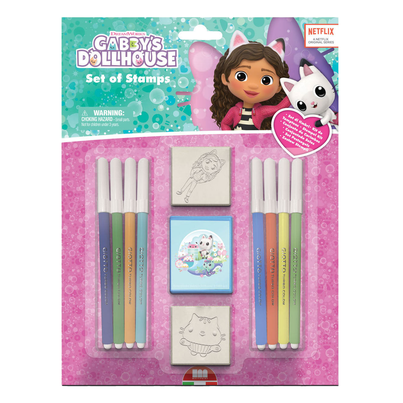 Set di francobolli Multiprint Gabby's Dollhouse, 11dlg.