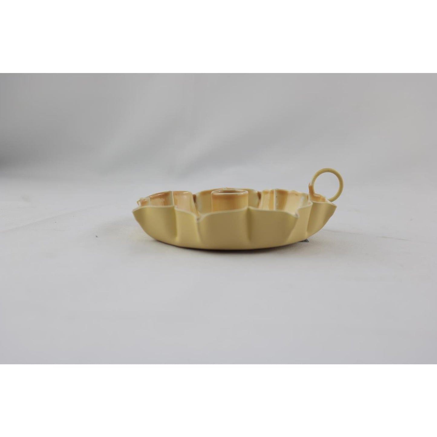 Candeliere atmosfera signorile beige 14x13x4 cm