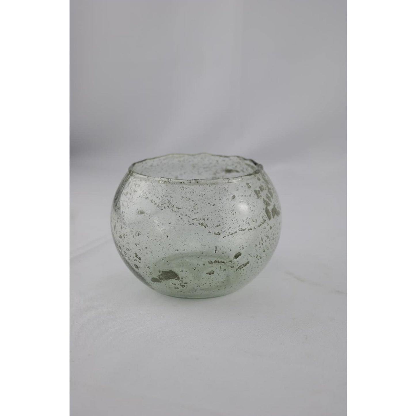 Vaso atmosfera palazzo palla di vetro a bolle 14x14x10cm