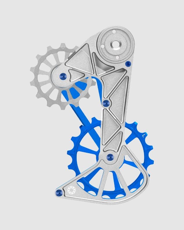 Gabbia deragliatore a sfera Sram kolossos trasmissione oversize nera