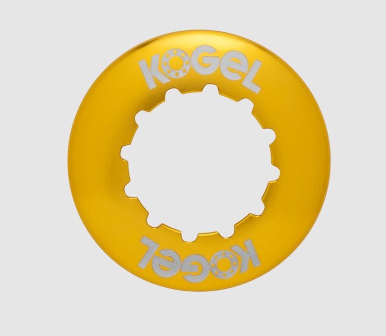 Anillo de bloqueo de bola compatible con bloqueo central, anillo de bloqueo de rotor interno dorado