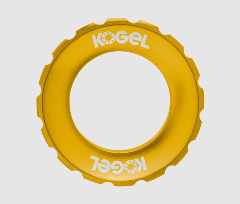 Ghiera a sfera centerlock compatibile ghiera rotore esterna dorata