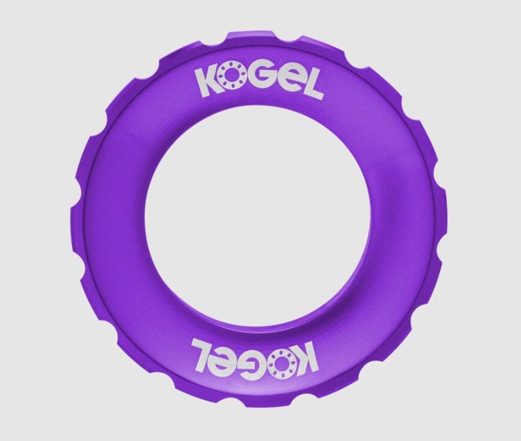 Kogel lockring centerlock compatibel rotor lockring external paars