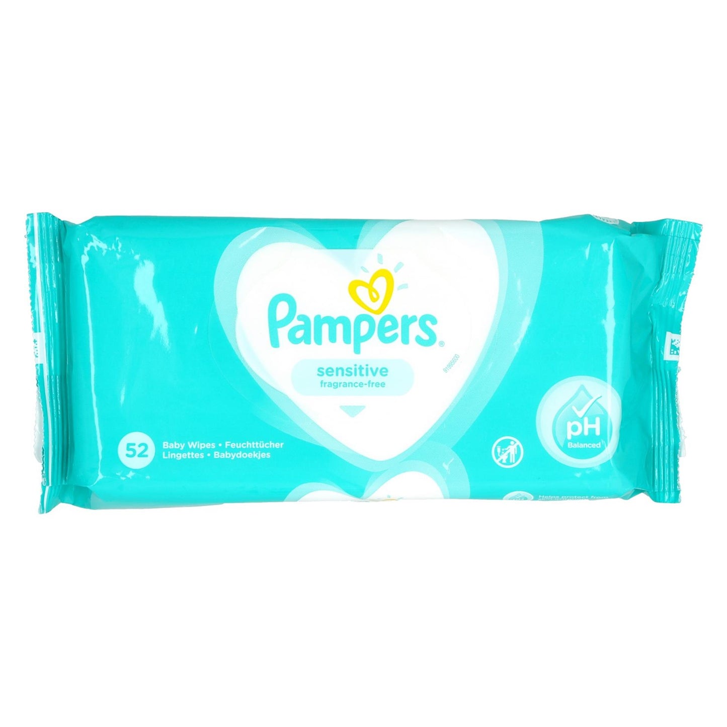 Salviette Pampers per neonati 52 pezzi sensibili
