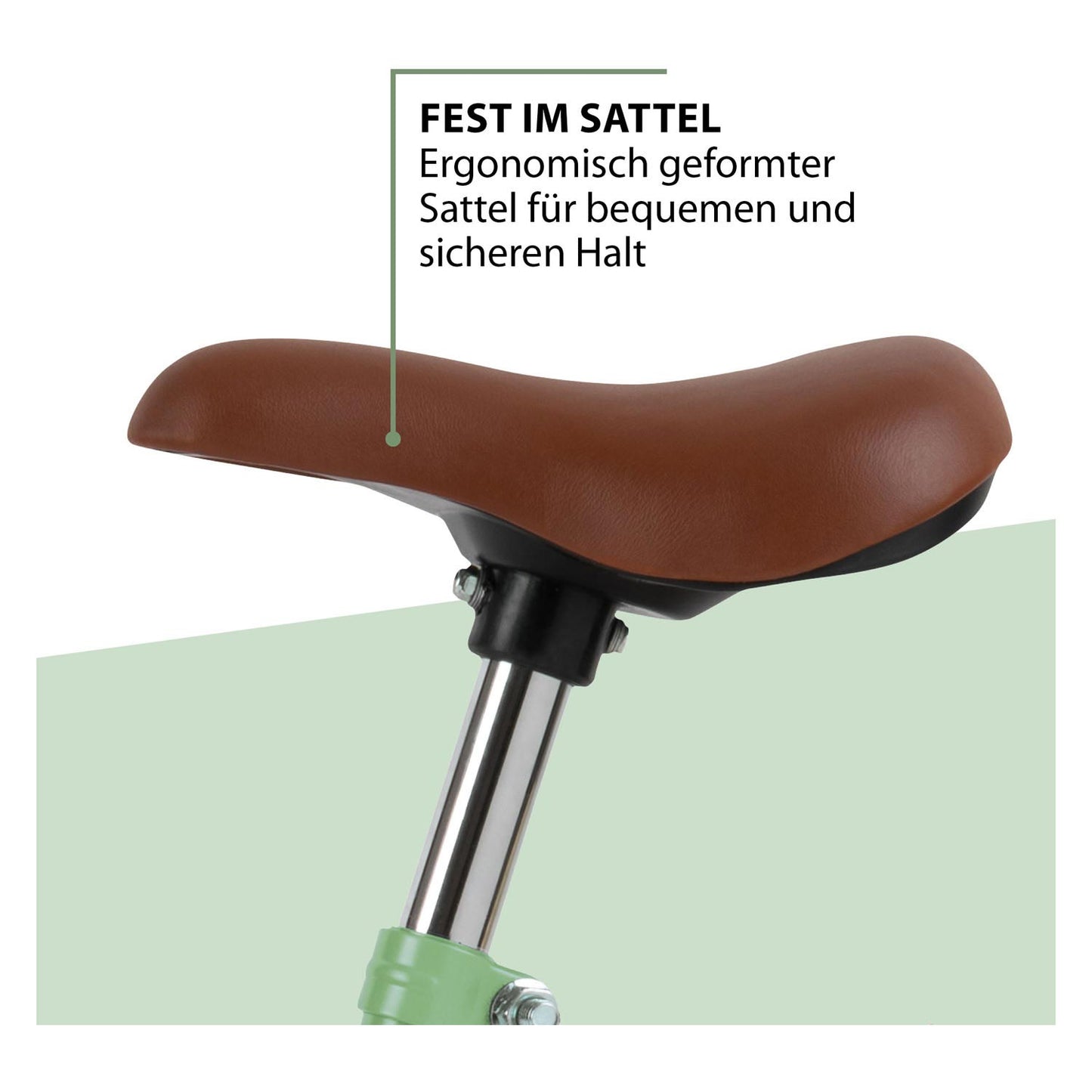 Hudora Balance Bike Vintage Green