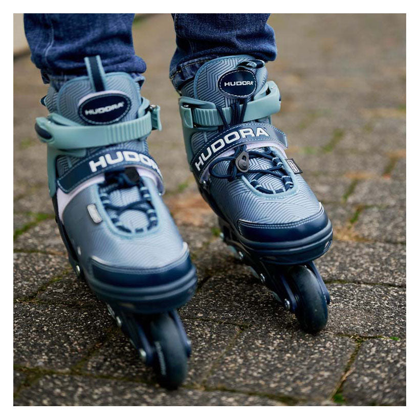 Hudora Skeelers Leon 2.0 Ocean Blue, tamaño 33-36