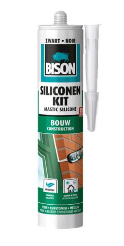 Sigillante siliconico Bison da costruzione nero 310ml