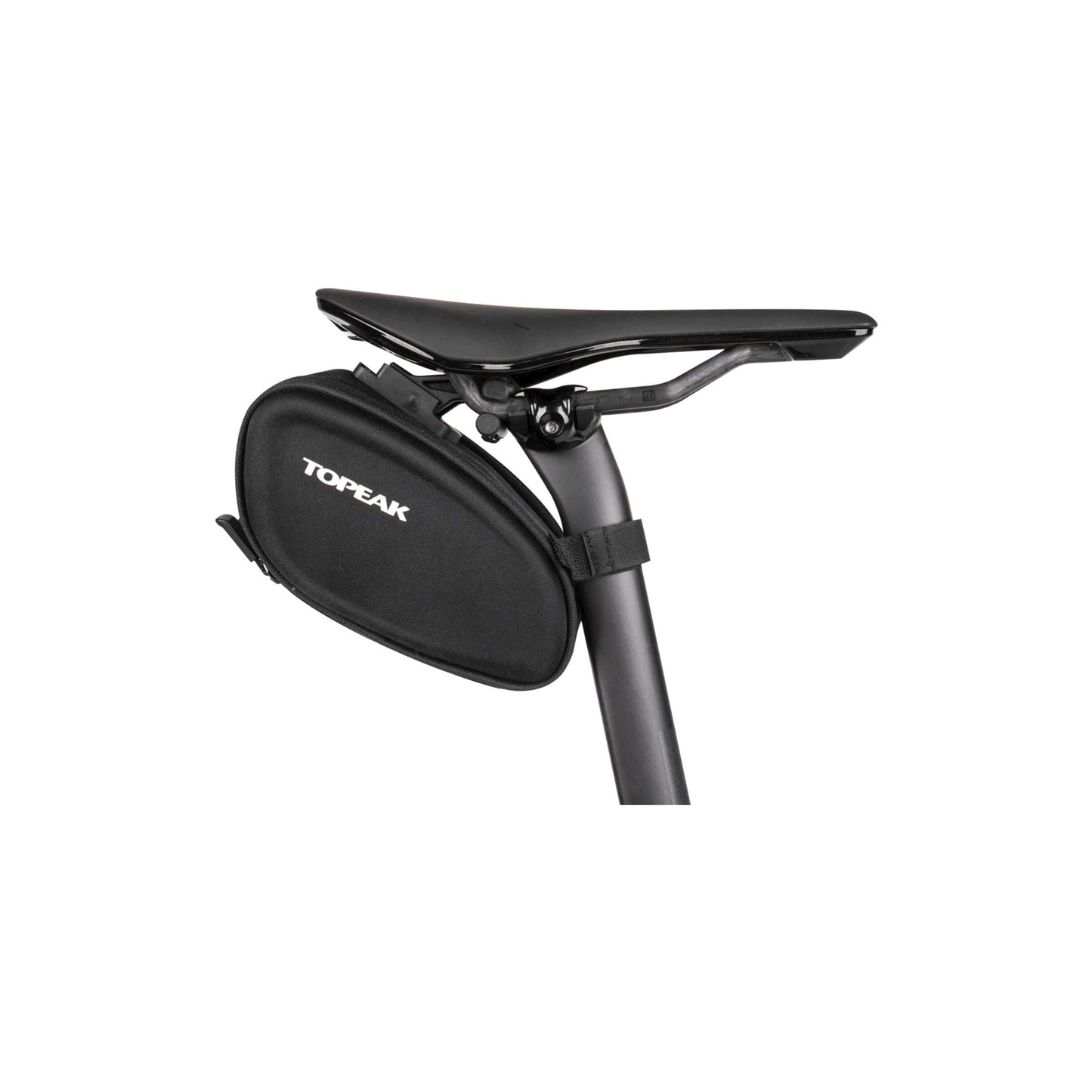 Topeak Saddle Bag Sidekick Medium, Black, Polyester, Water -Repelent, 0.7L, Accesorio de bicicletas