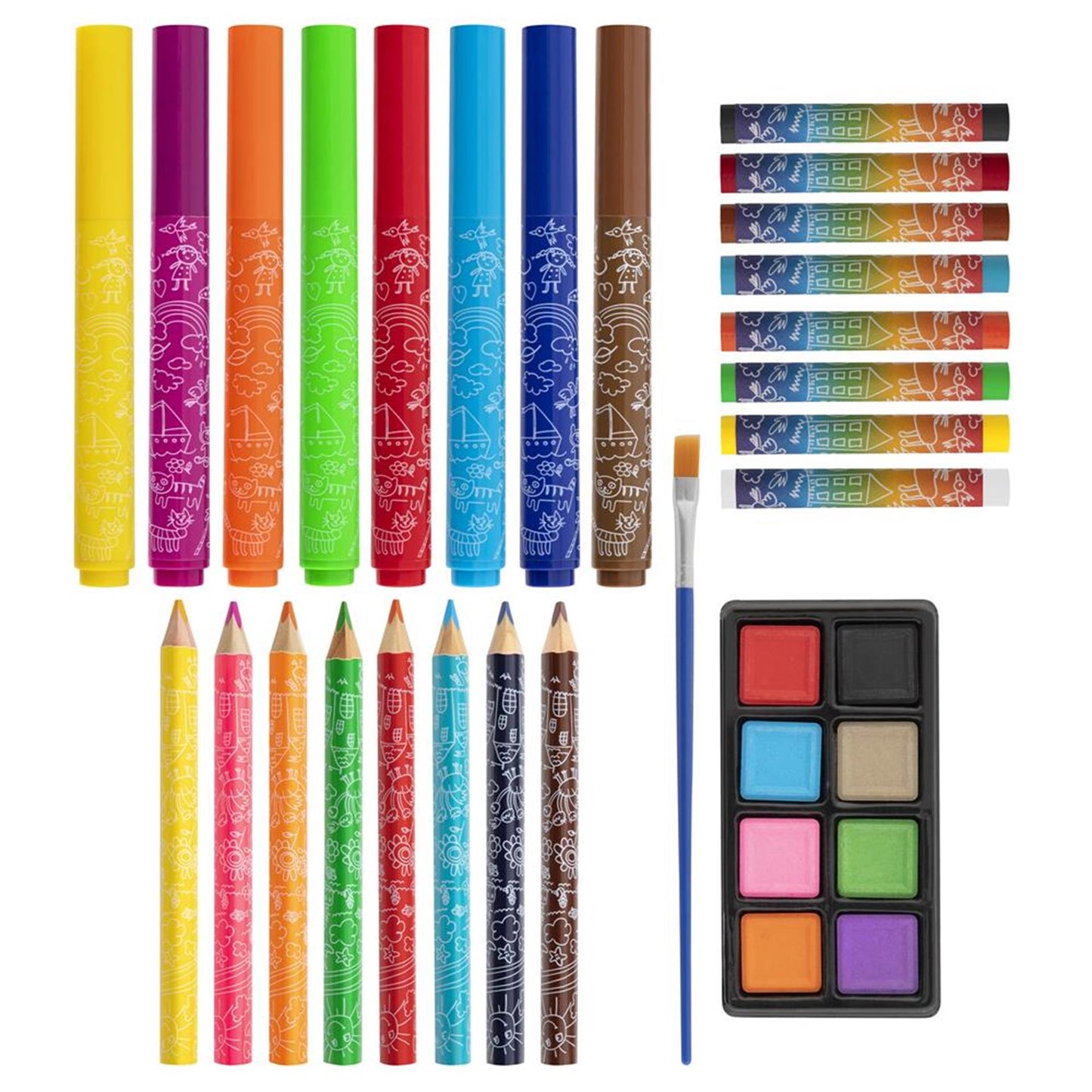 I bambini colorano la tua valigia a colori, 33dlg.