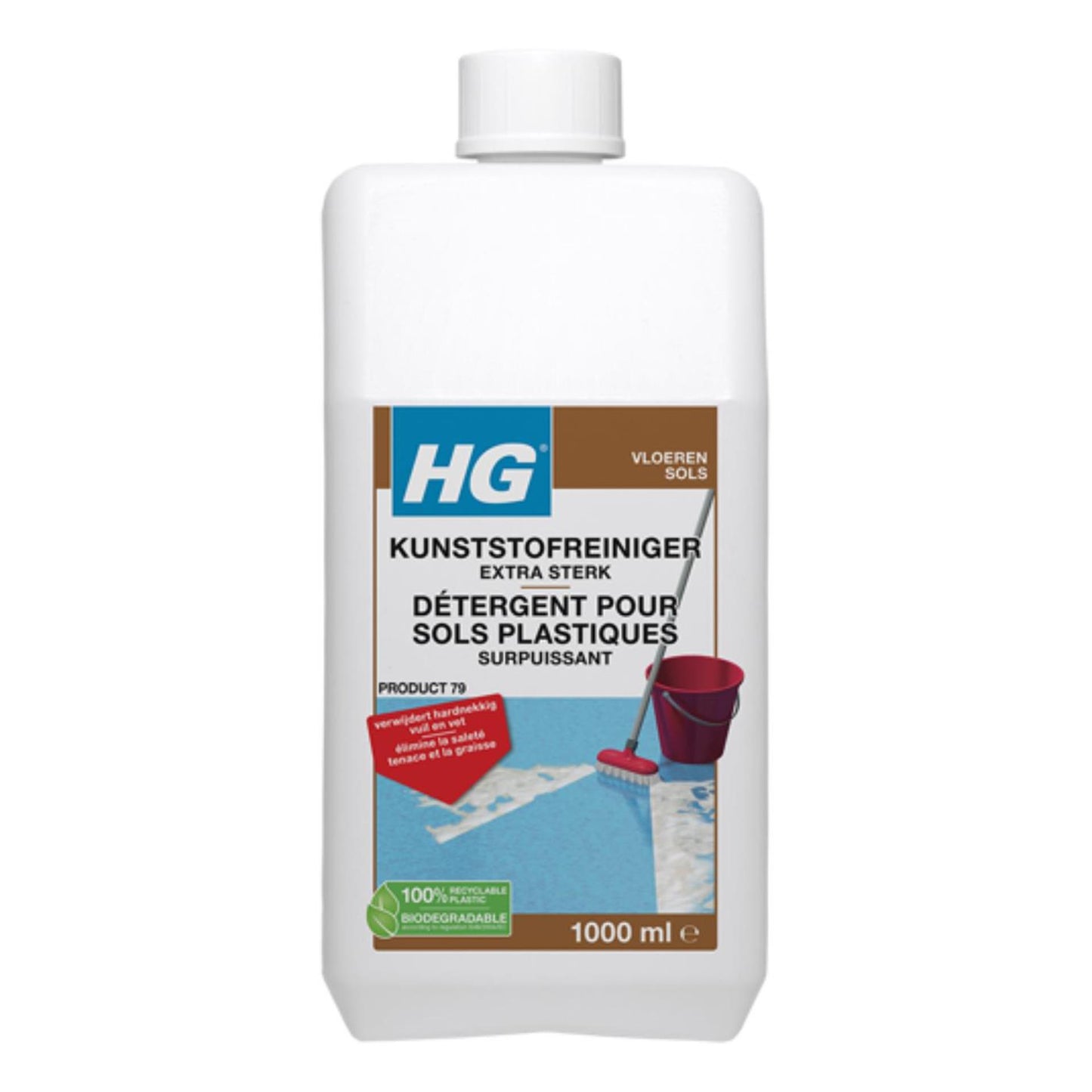 Hg detergente per plastica extra forte