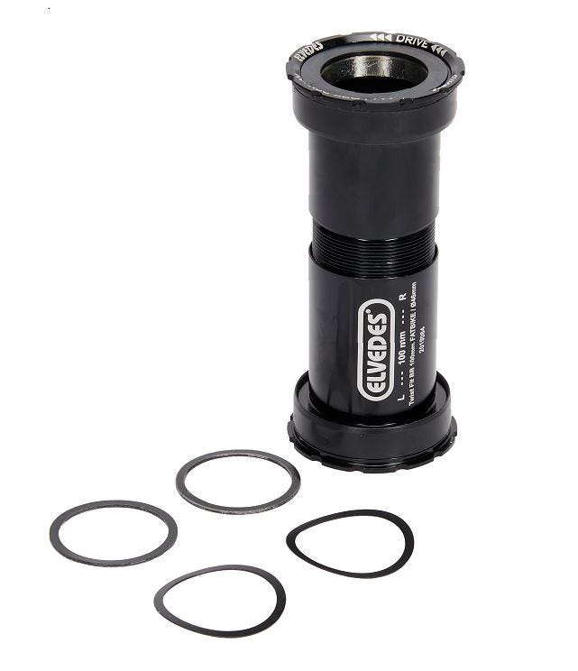 Trapas Elvedes Twist Fit voor Fatbike 100mm