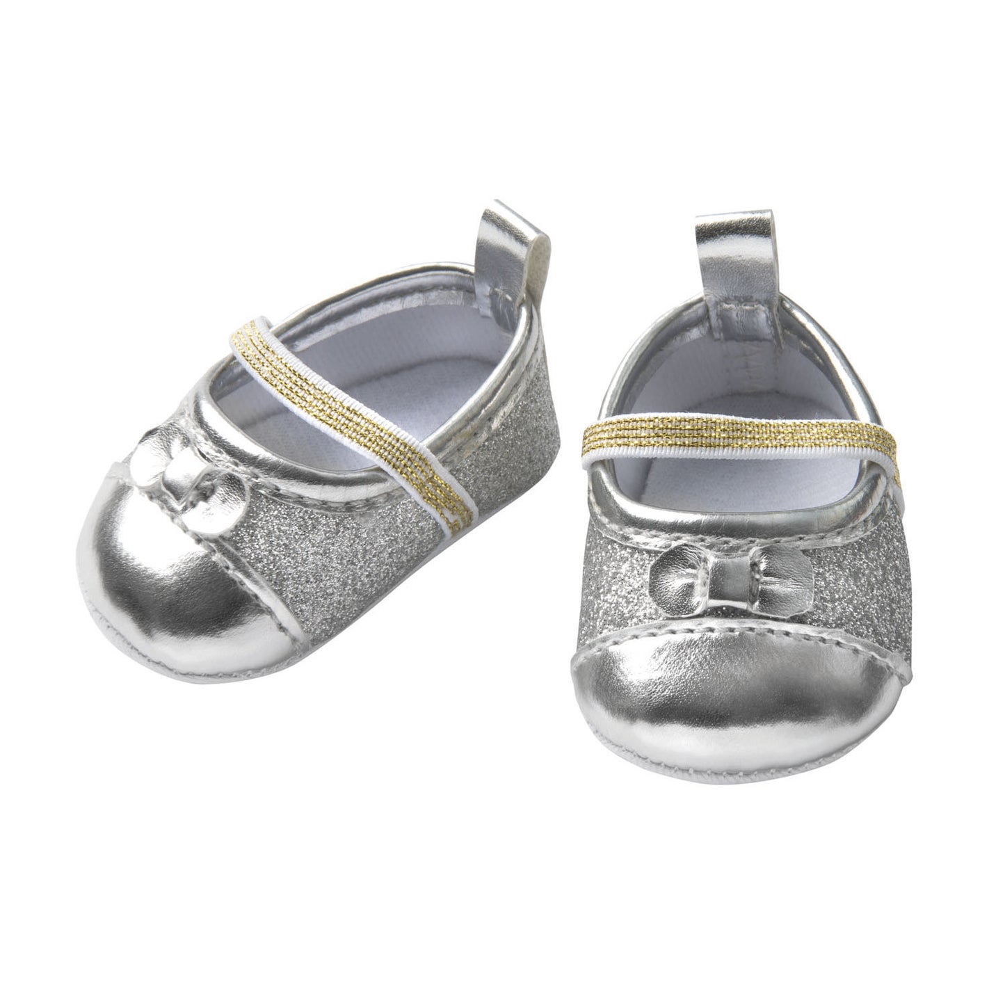 Heless muñeca bailarinas brillo - plata, 38-45 cm