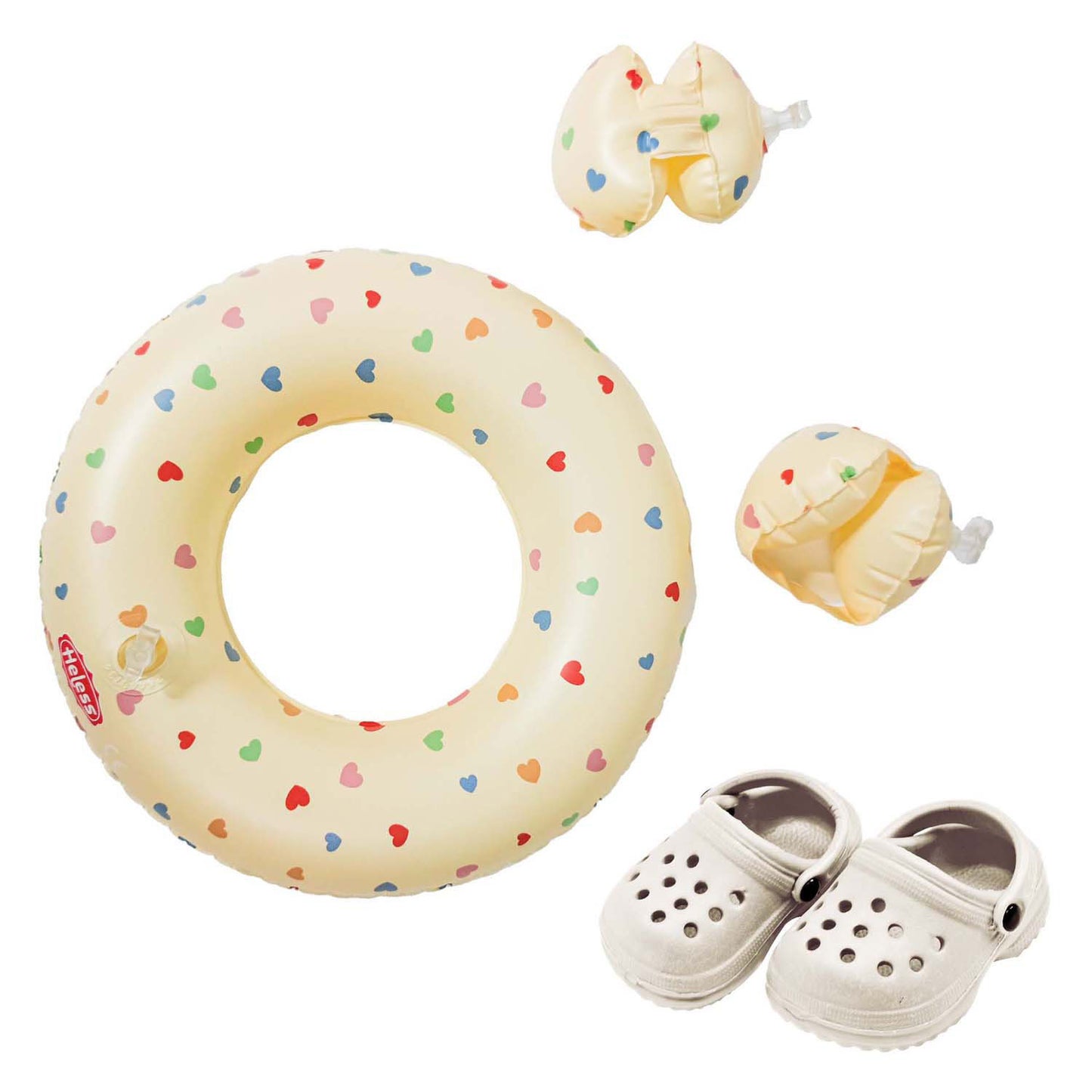 Bambole Heless Set da nuoto Hartjesfonfetti, 35-45 cm