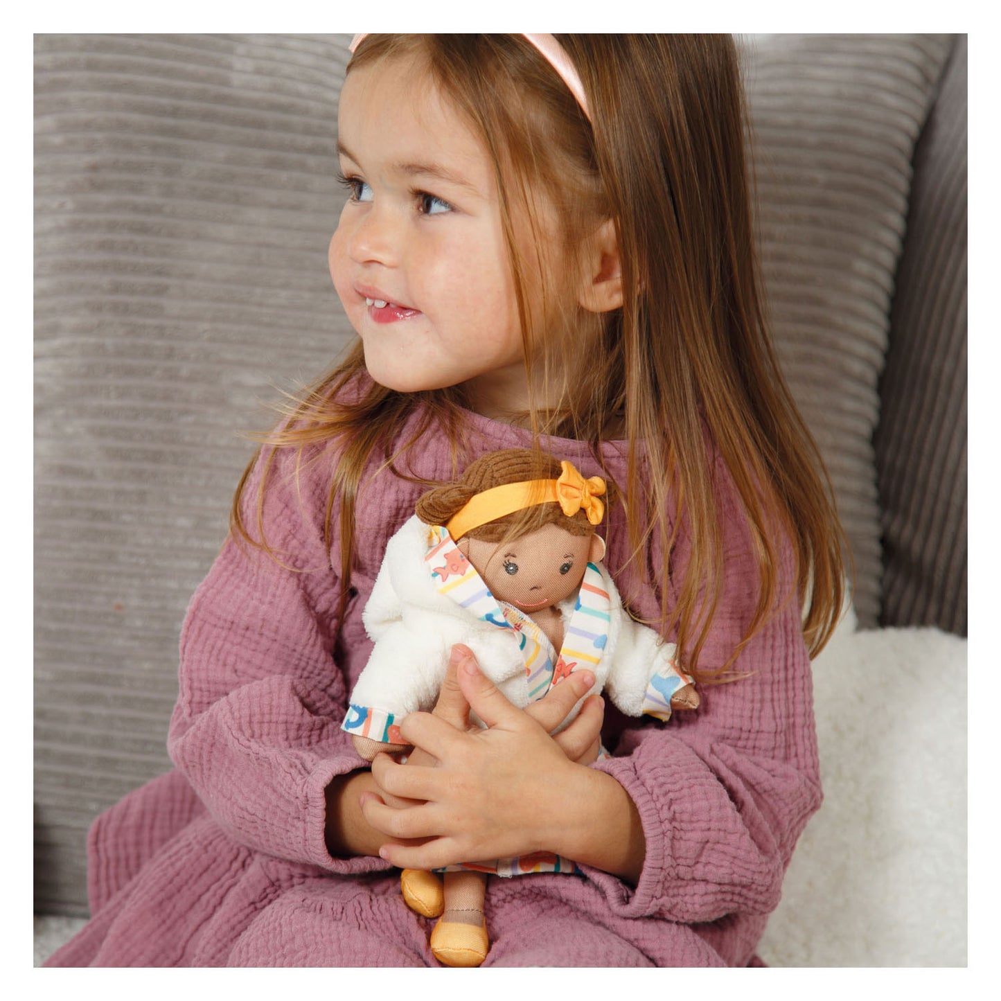 Albornoz de muñeca Heless ahoy - talla 20-25cm