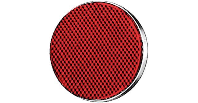 Hella trasera reflector de 85 mm rojo W. tornillos de aceleración