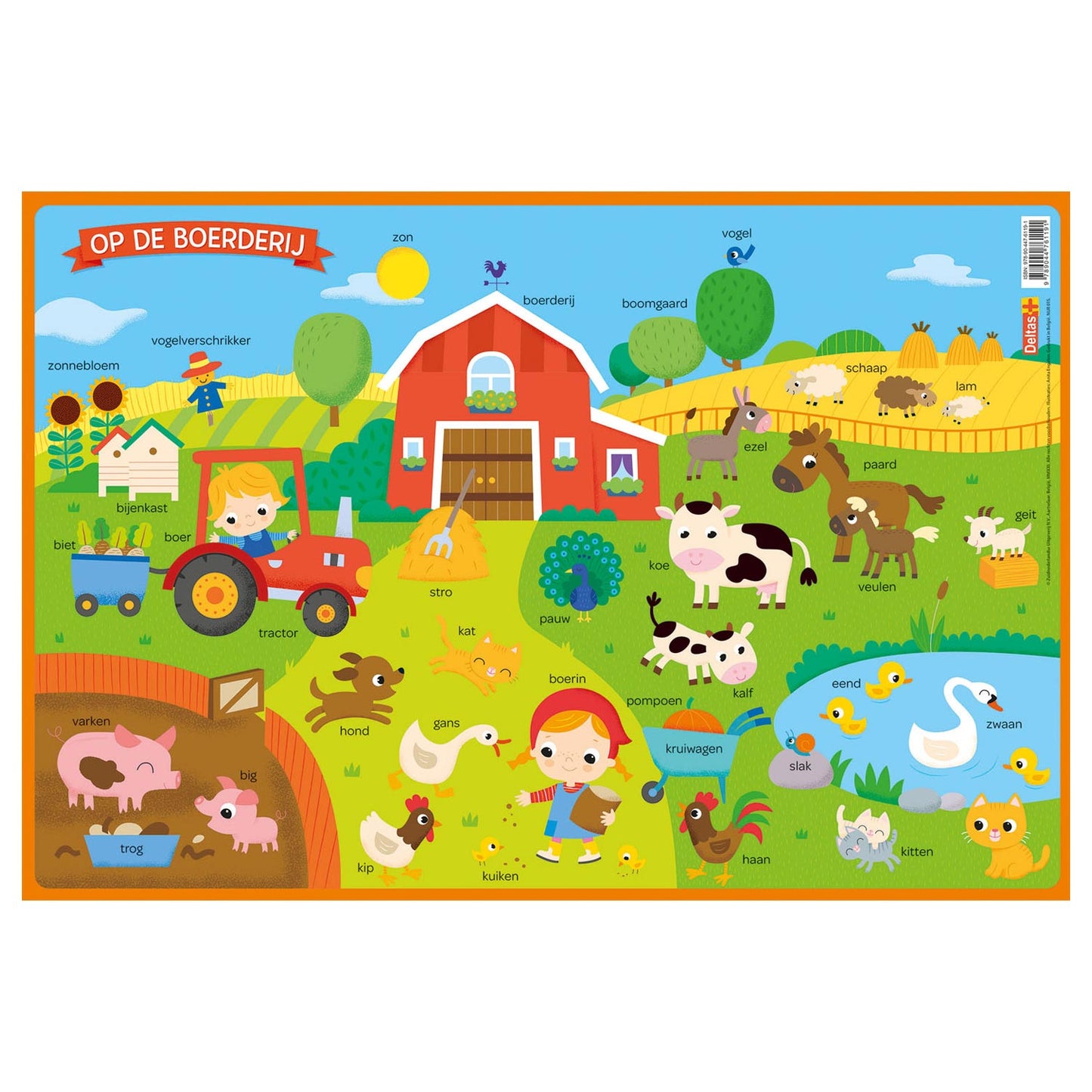 Colchonetas educativas Deltas preescolar - en la granja
