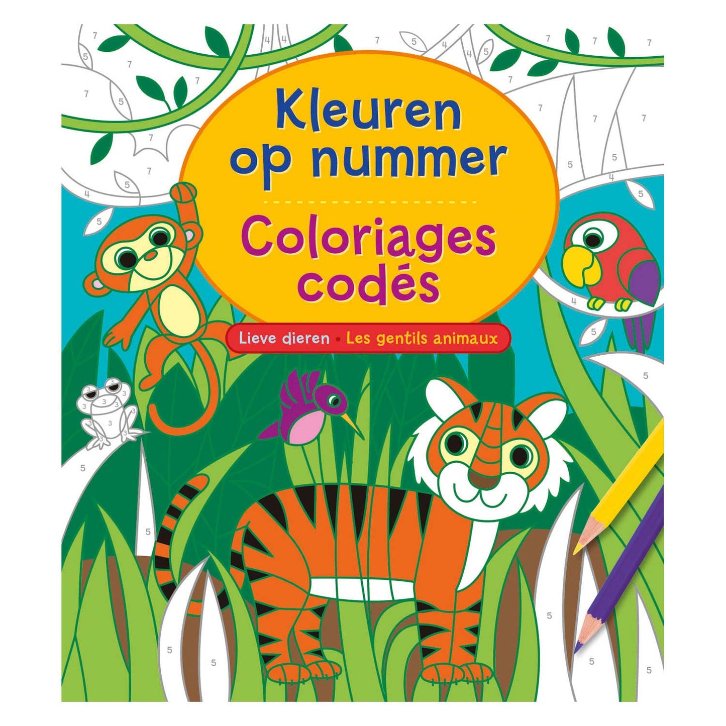 Delta Colori per numero Caro Animali