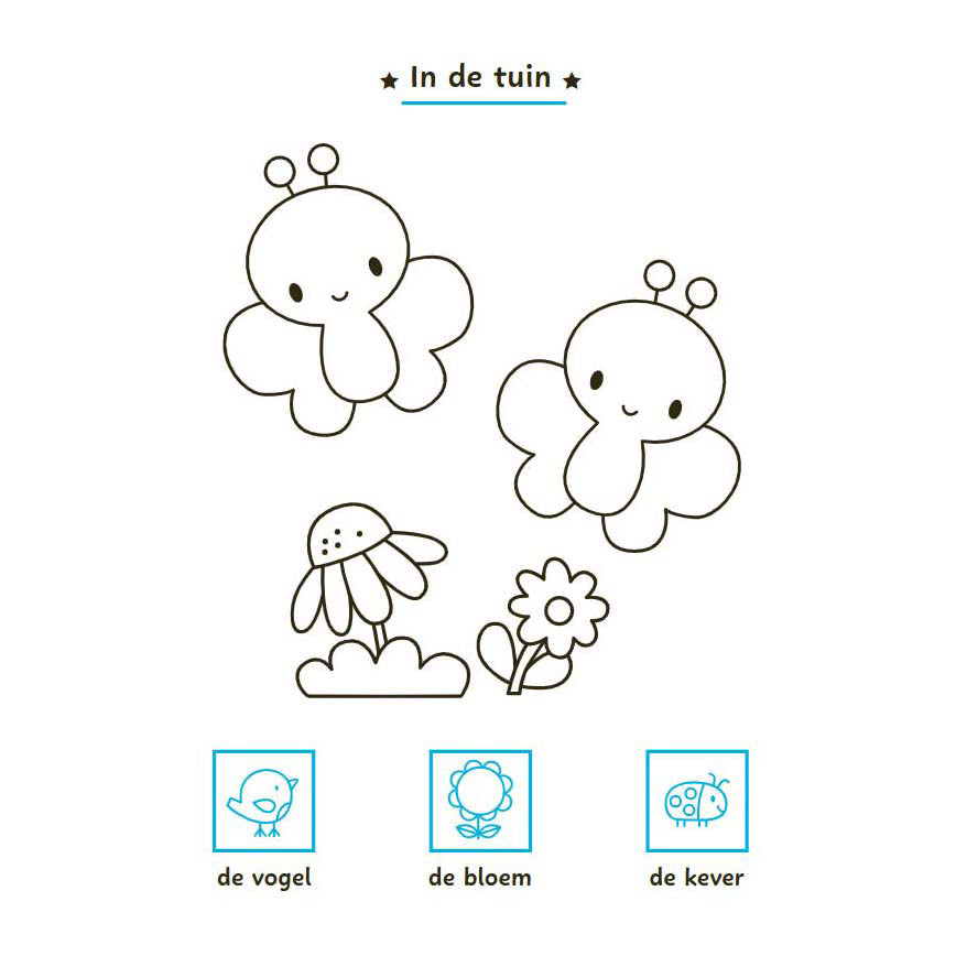 Deltas mijn eerste woordjes kleur + stickerboek