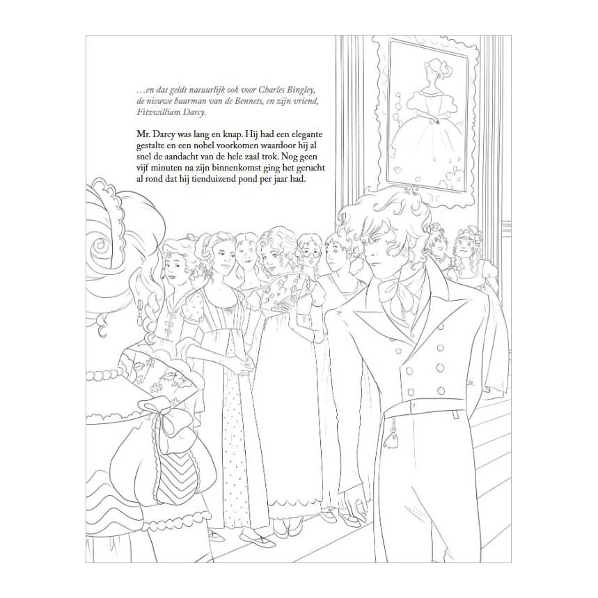 Deltas pride prejudice kleurboek voor volwassenen