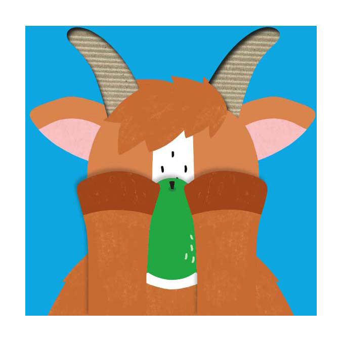 La pequeña vaca escondida de Delta - libro de cartón con solapas