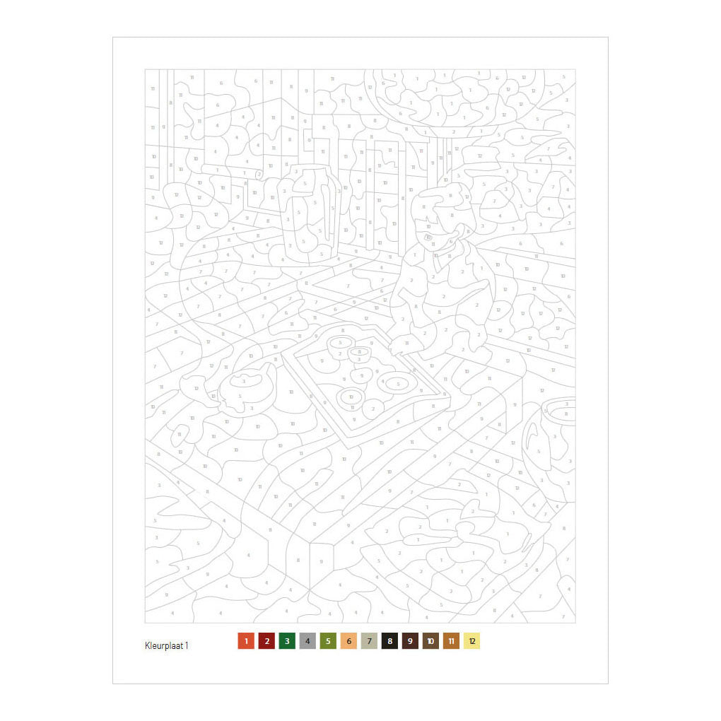 Delta Giappone - colore per numero