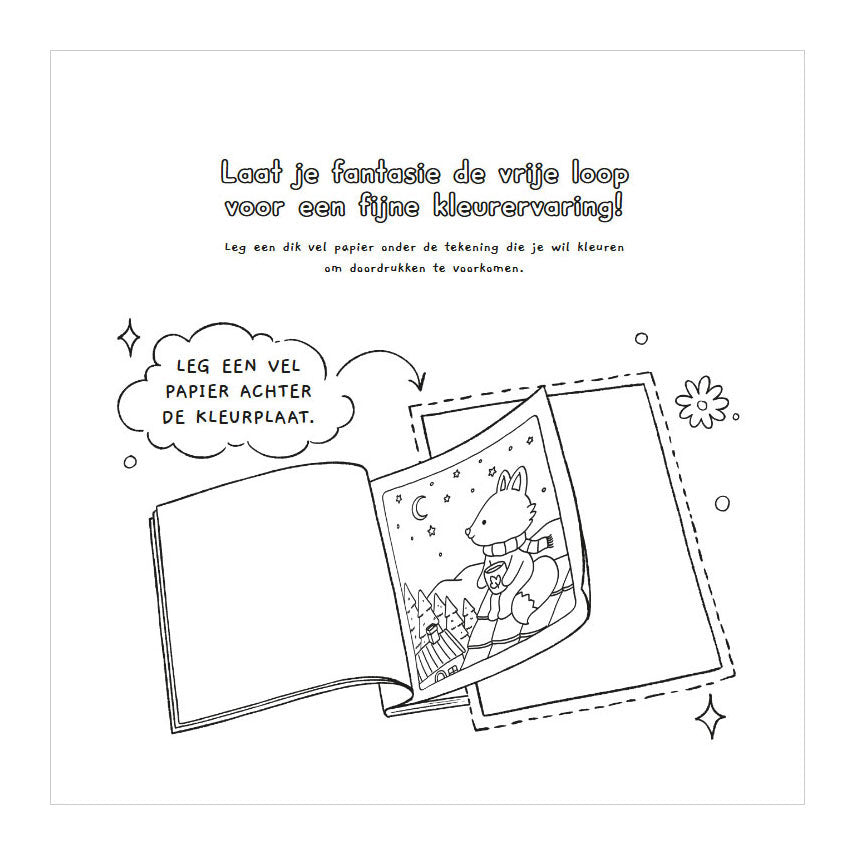 Lindo y cómodo libro para colorear Deltas Fuzzy Cuties