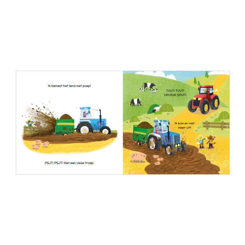 Deltas vroem vroem - aan het werk! een boek vol stoere tractors