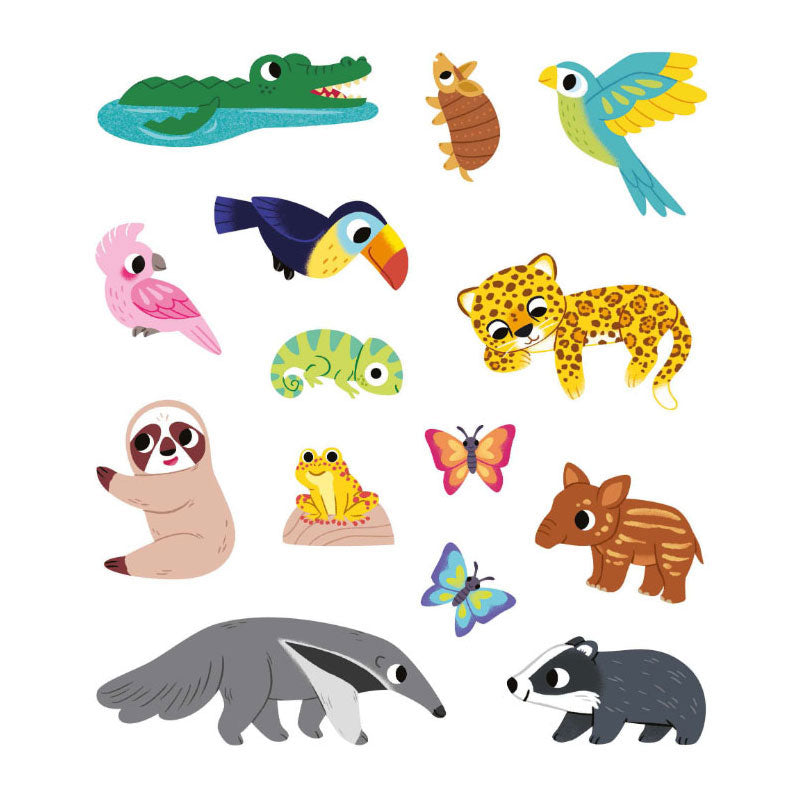 Deltas mijn eerste stickerboek kleine handjes dieren van de wereld