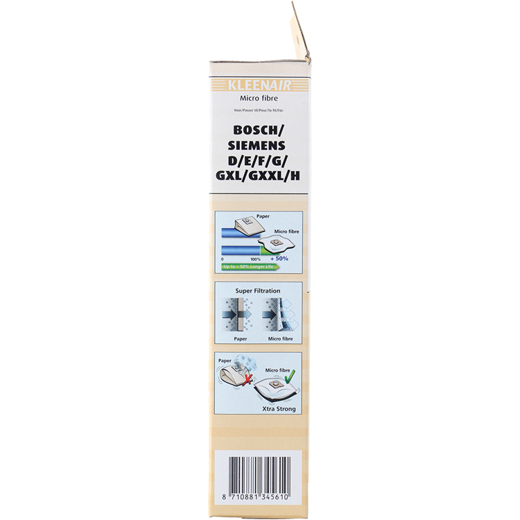 Kleenair 1068545 - sms.stofz.bosch siemens bs-7 5 pezzi | 5 pezzi