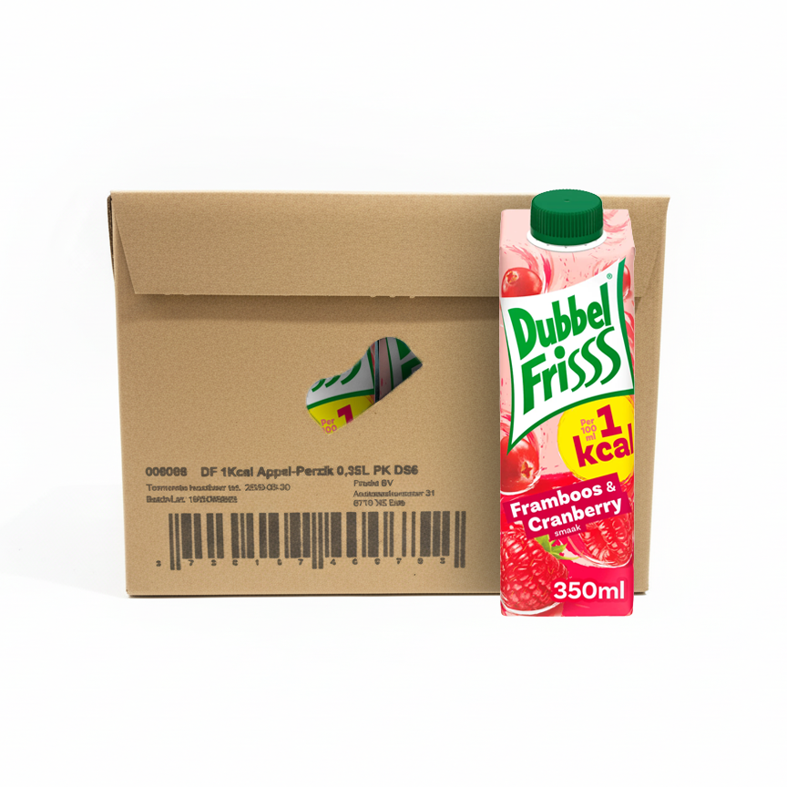 Dubbelfrisss 1kcal frambuesa y arándano (8x 350ml)