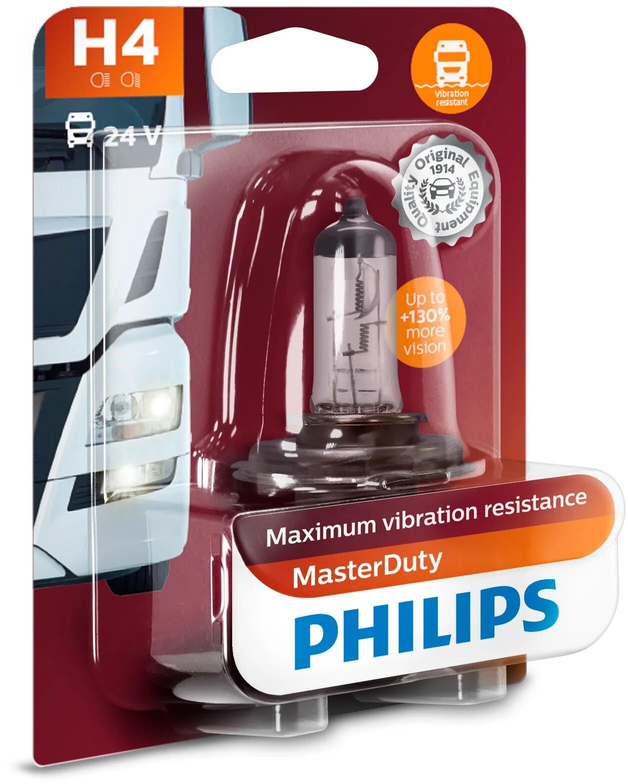 Lampada frontale Philips masterduty brillante 24v mb nennleist. 75 70w