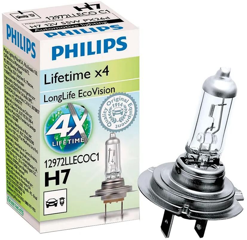 Faro Philips h-7-longlife 12 voltios 12972ll