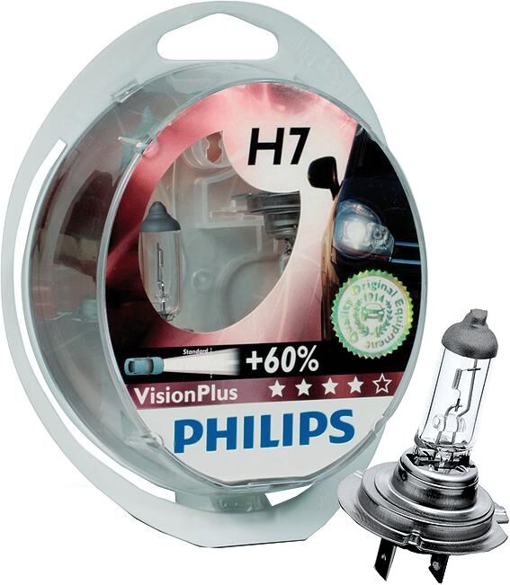 Philips H7 Lamp Vision Plus+60 Kit o 2