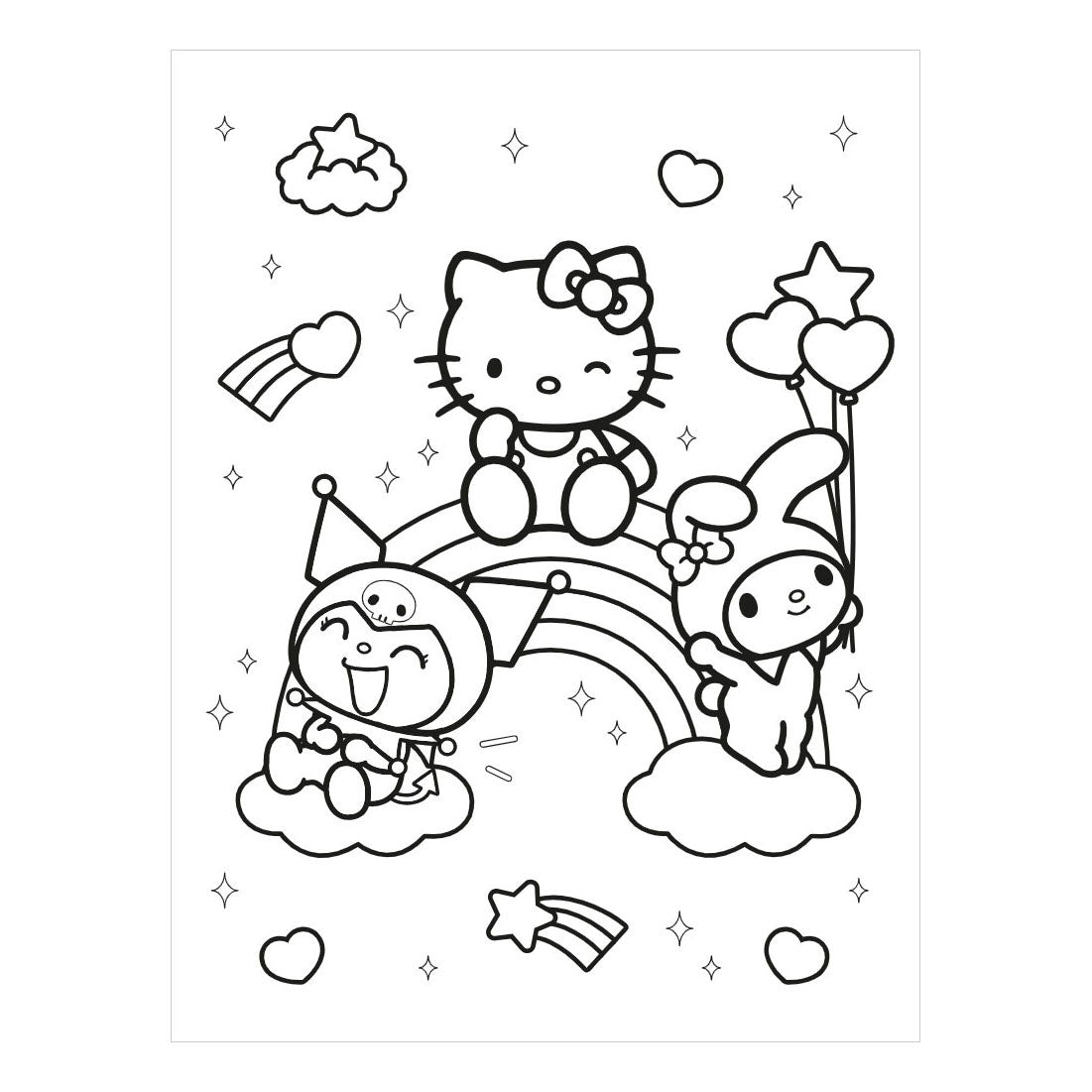 Libro da colorare di Delta Hello Kitty and Friends Super Colour Parade