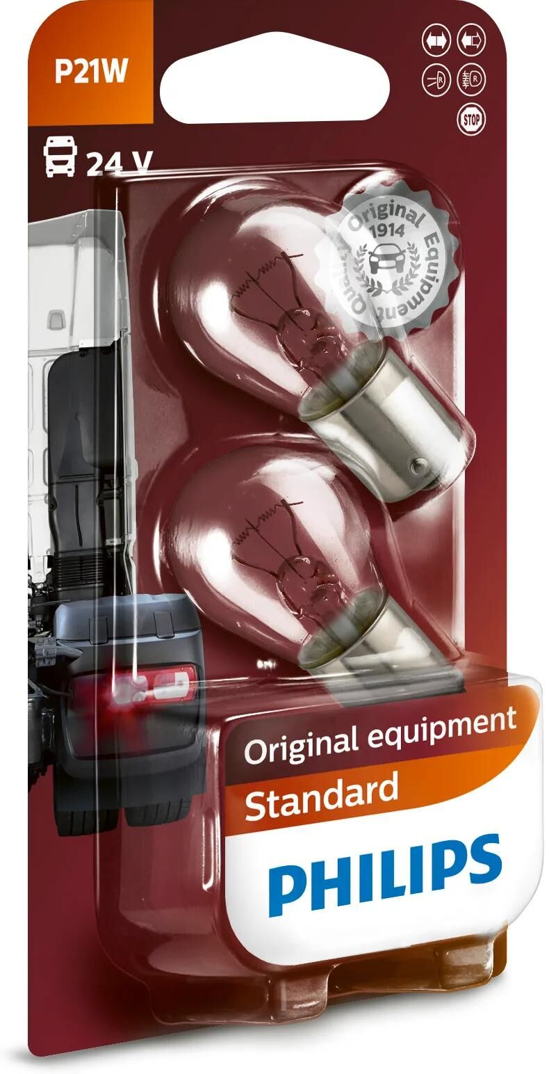 Lámpara de bola Philips bombilla intermitente 24v mb nennleist. 21s