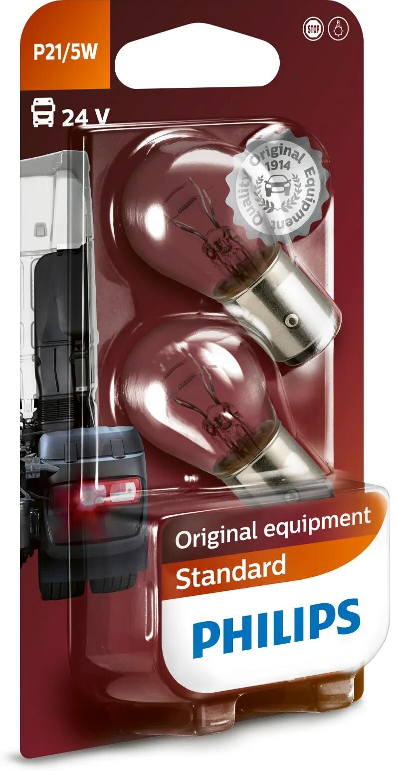 Lampada a sfera Philips Gluehlamp 24v mb nennleist. 21 5w